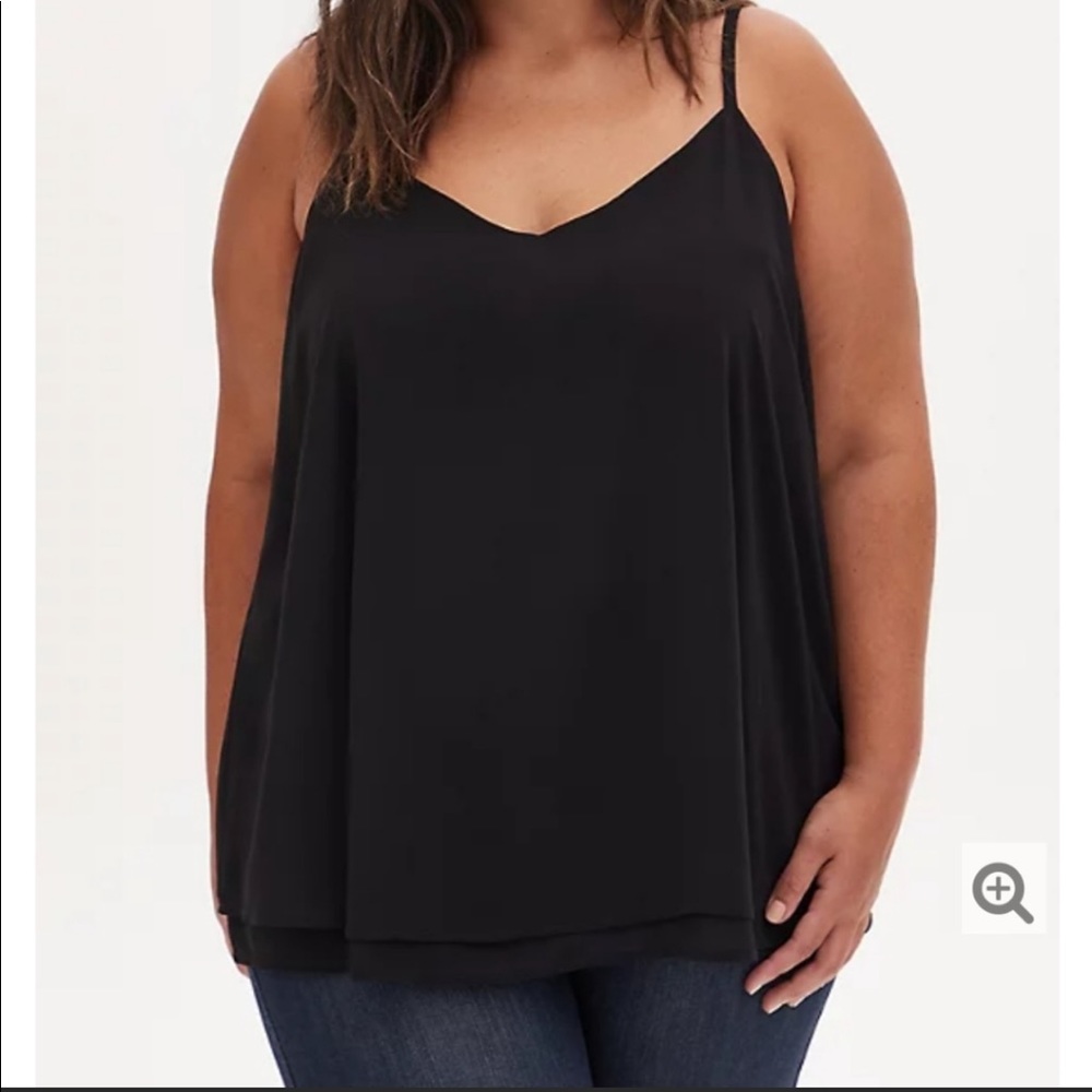 Torrid Dressy Black Shirt